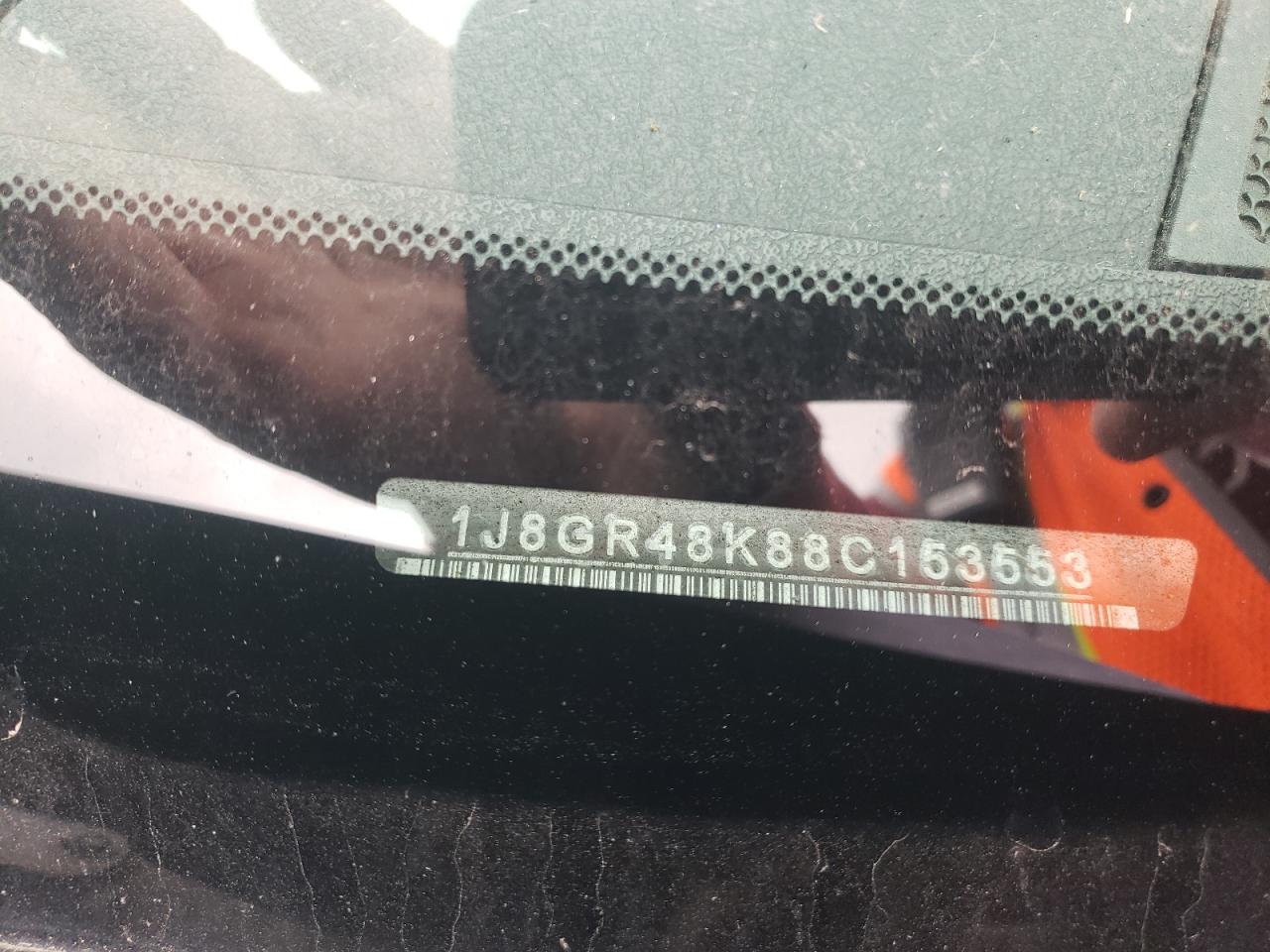 1J8GR48K88C153553 2008 Jeep Grand Cherokee Laredo