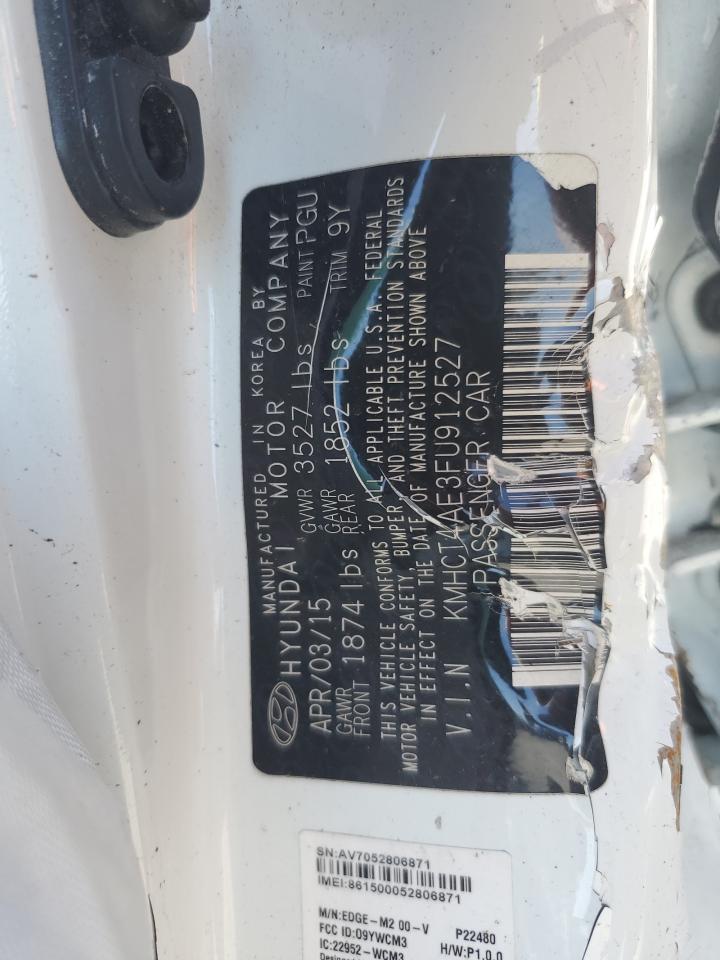 KMHCT4AE3FU912527 2015 Hyundai Accent Gls