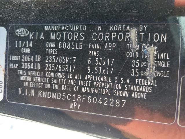 2015 KIA SEDONA LX - KNDMB5C18F6042287
