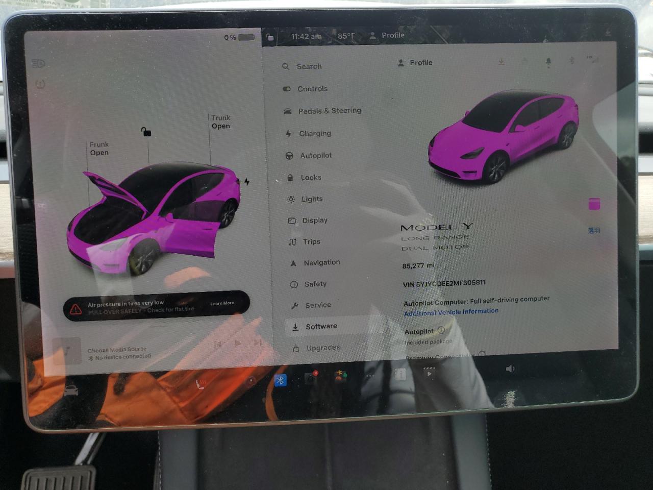 5YJYGDEE2MF305811 2021 Tesla Model Y