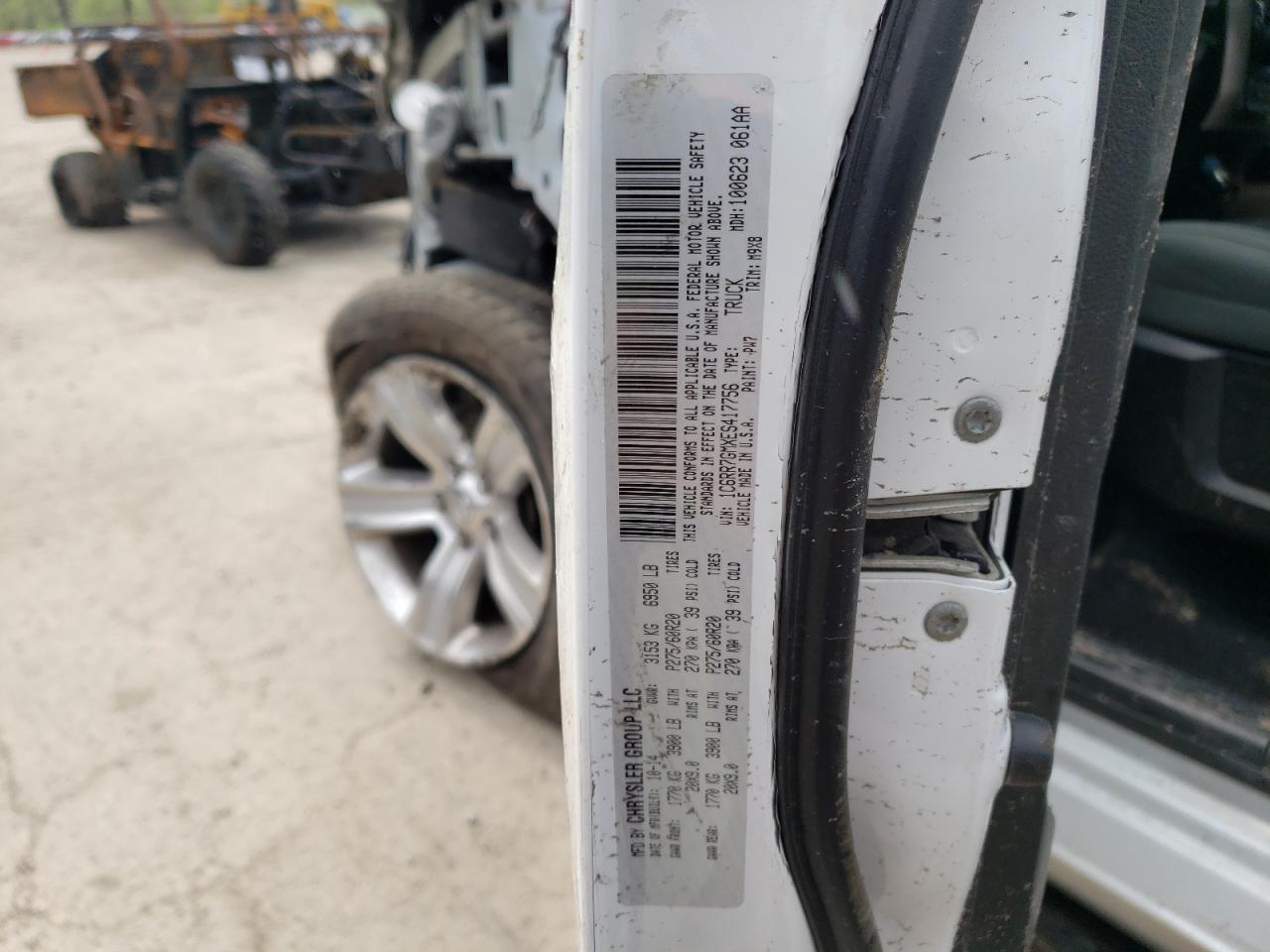 1C6RR7GMXES417756 2014 Ram 1500 Slt