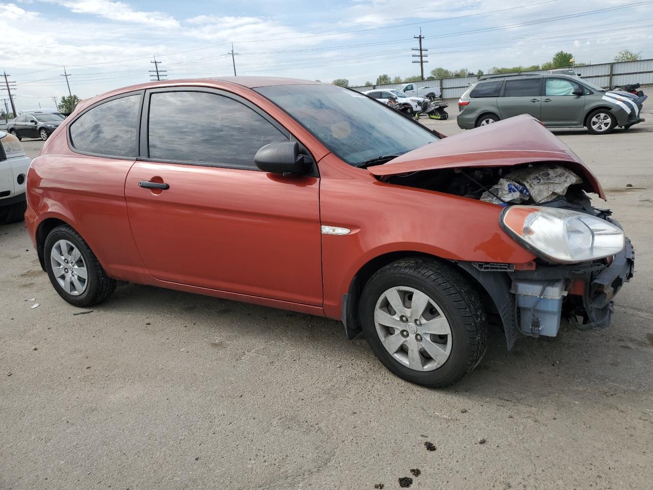 KMHCM36C68U086595 2008 Hyundai Accent Gs