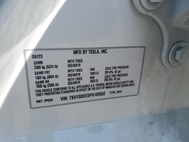 2023 TESLA MODEL Y - 7SAYGDEE5PA169582