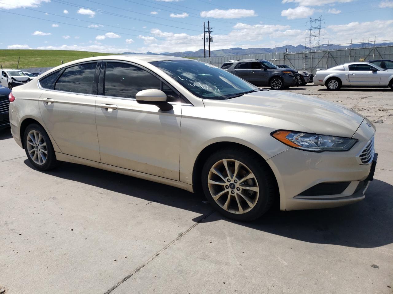 2017 Ford Fusion Se vin: 3FA6P0H73HR398491