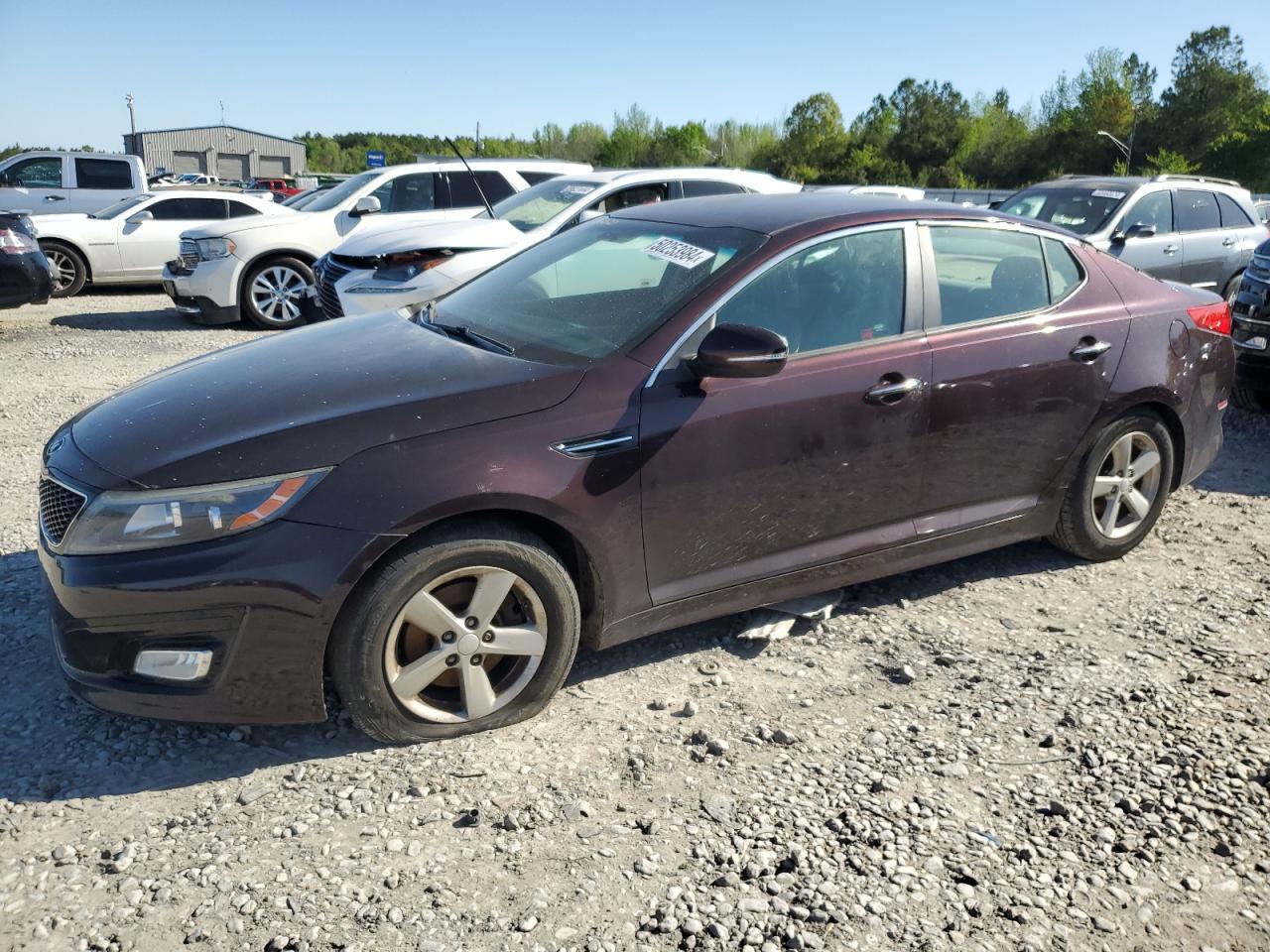 2014 Kia Optima Lx vin: 5XXGM4A75EG323049