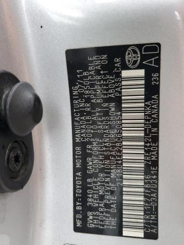 2011 Toyota Corolla Base VIN: 2T1BU4EE2BC650854 Lot: 49276324