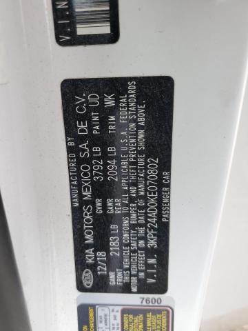 2019 KIA FORTE FE - 3KPF24AD0KE070802