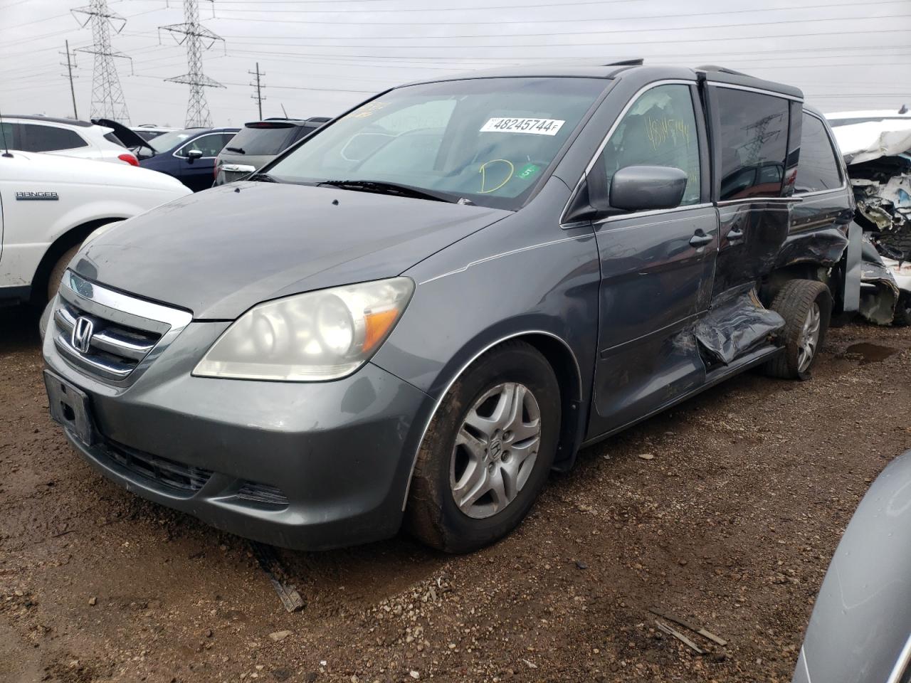 5FNRL38717B133492 2007 Honda Odyssey Exl