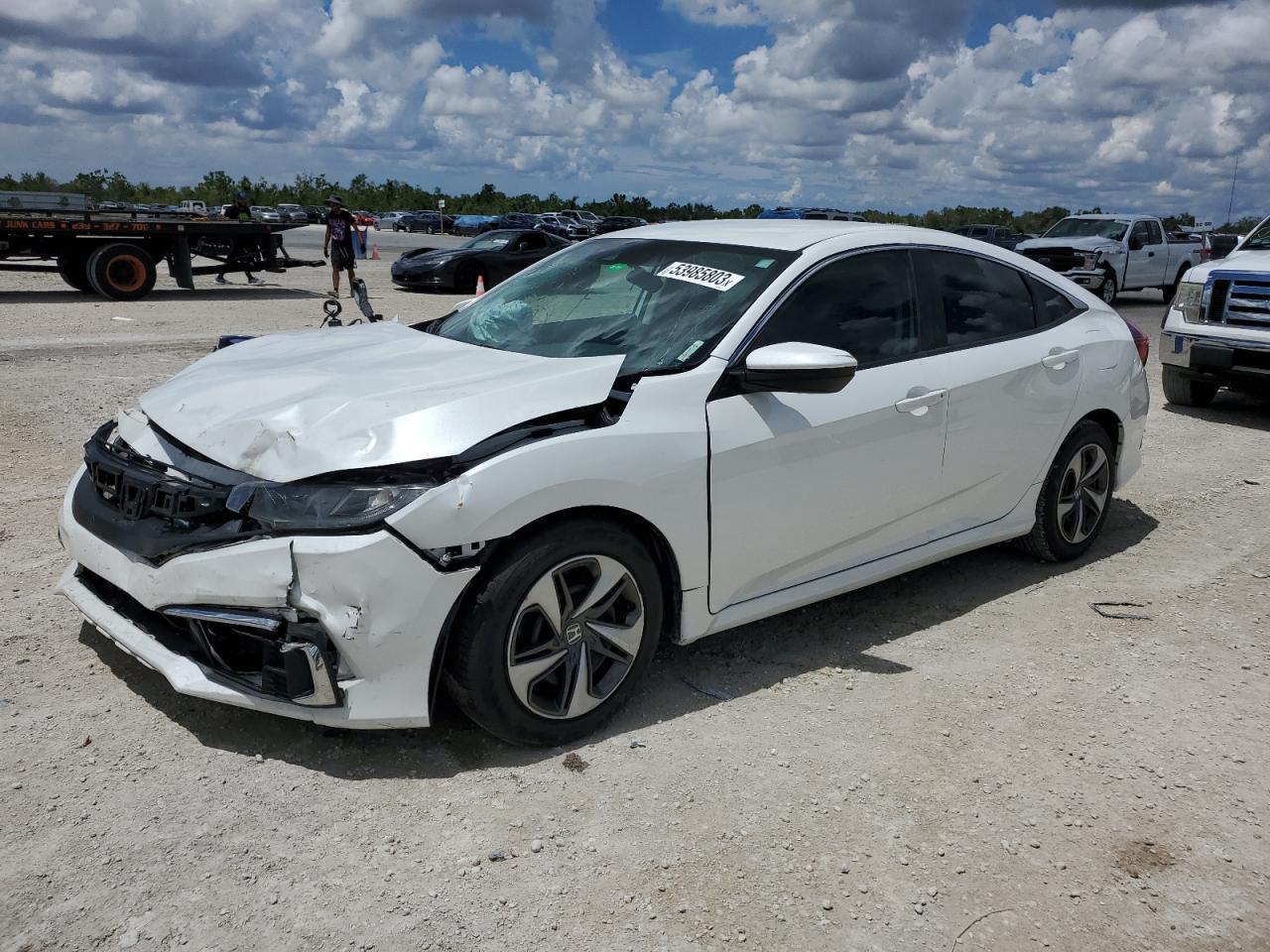 Lot #2440919673 2019 HONDA CIVIC LX