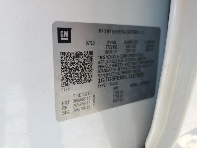 2020 GMC CANYON ALL 1GTG6FEN5L1107922