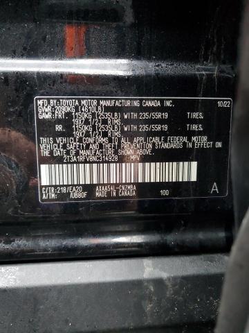 2022 Toyota Rav4 Xle Premium VIN: 2T3A1RFV8NC314928 Lot: 50403164