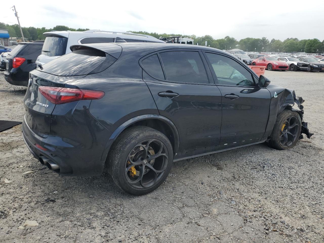 2019 Alfa Romeo Stelvio Quadrifoglio vin: ZASPAKEV9K7C43142