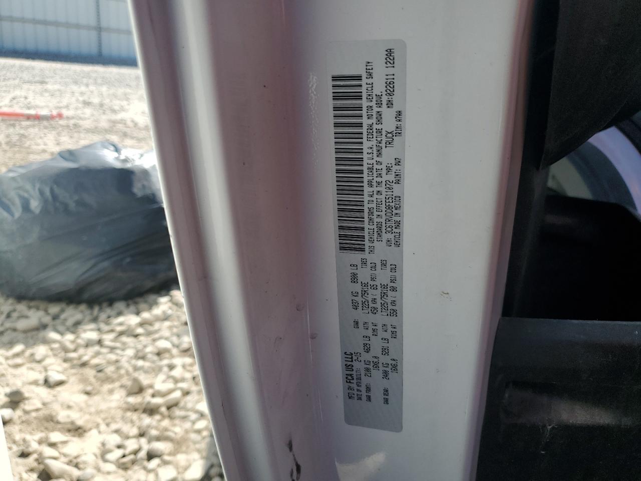 3C6TRVDD8FE511072 2015 Ram Promaster 2500 2500 High