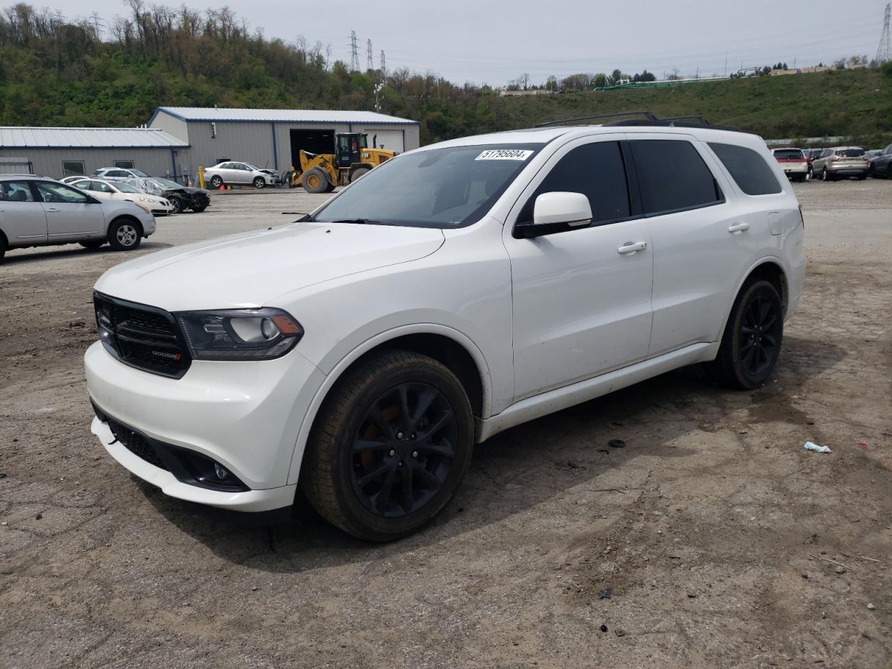 1C4RDJDG8HC907274 2017 Dodge Durango Gt