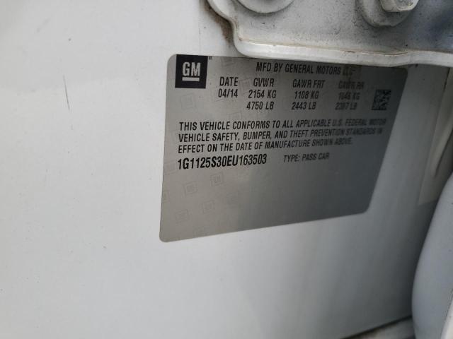 2014 Chevrolet Impala Lt VIN: 1G1125S30EU163503 Lot: 52171444