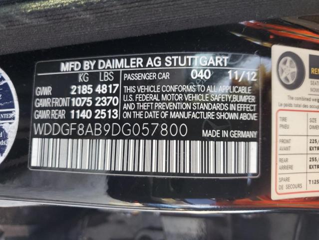 VIN WDDGF8AB9DG057800 2013 Mercedes-Benz C-Class, 3... no.12