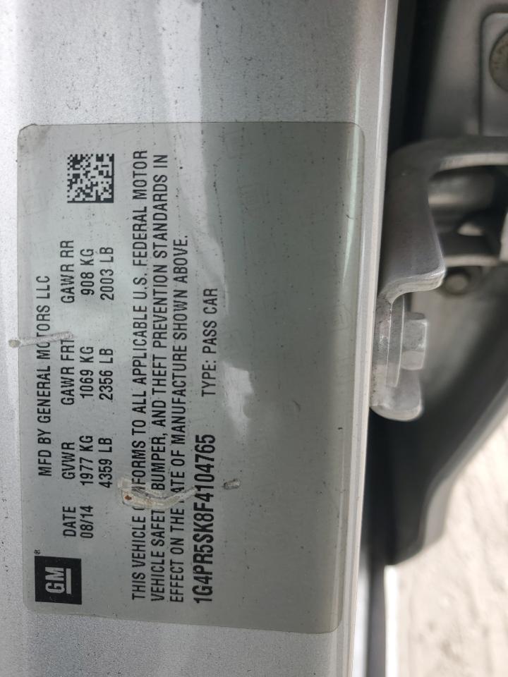 1G4PR5SK8F4104765 2015 Buick Verano Convenience