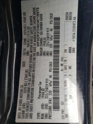 2017 FORD FOCUS RS WF0DP3TH6H4118975