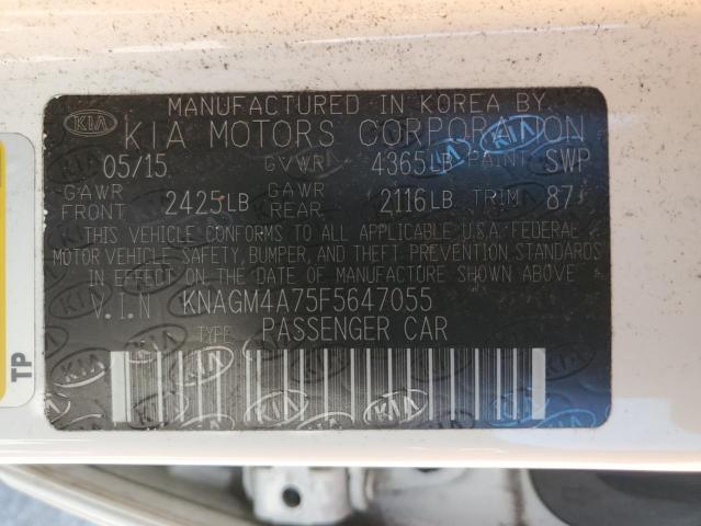 2015 KIA OPTIMA LX - KNAGM4A75F5647055