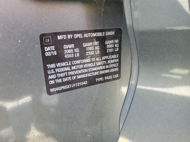 2018 BUICK REGAL ESSE W04GP6SX7J1121542
