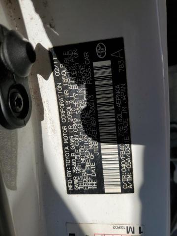 2011 Toyota Corolla Base VIN: JTDBU4EE4B9138213 Lot: 50778724