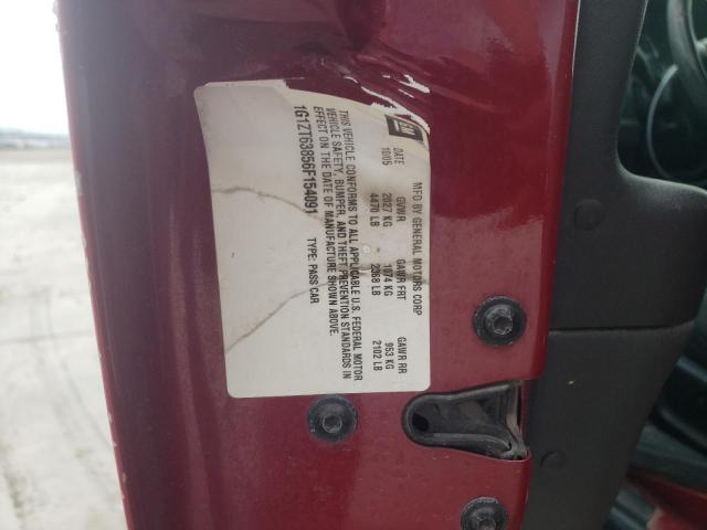 2006 Chevrolet Malibu Maxx Lt VIN: 1G1ZT63856F154091 Lot: 51689404