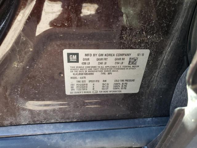 2016 BUICK ENCORE CON - KL4CJBSB7GB548994