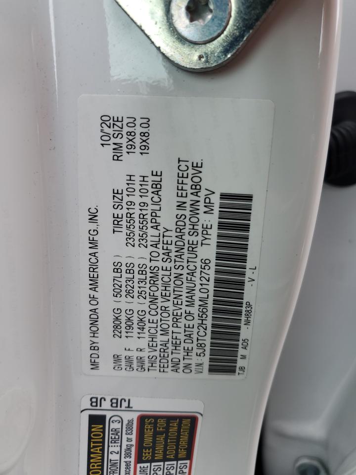 5J8TC2H56ML012756 2021 Acura Rdx Technology