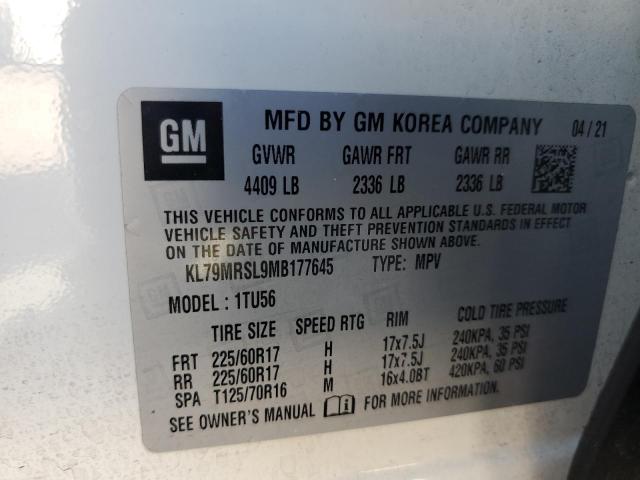 KL79MRSL9MB177645 Chevrolet Trailblzr TRAILBLAZE 12