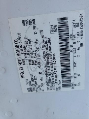 2011 Ford Ranger Super Cab VIN: 1FTLR4FE1BPB05895 Lot: 49552684