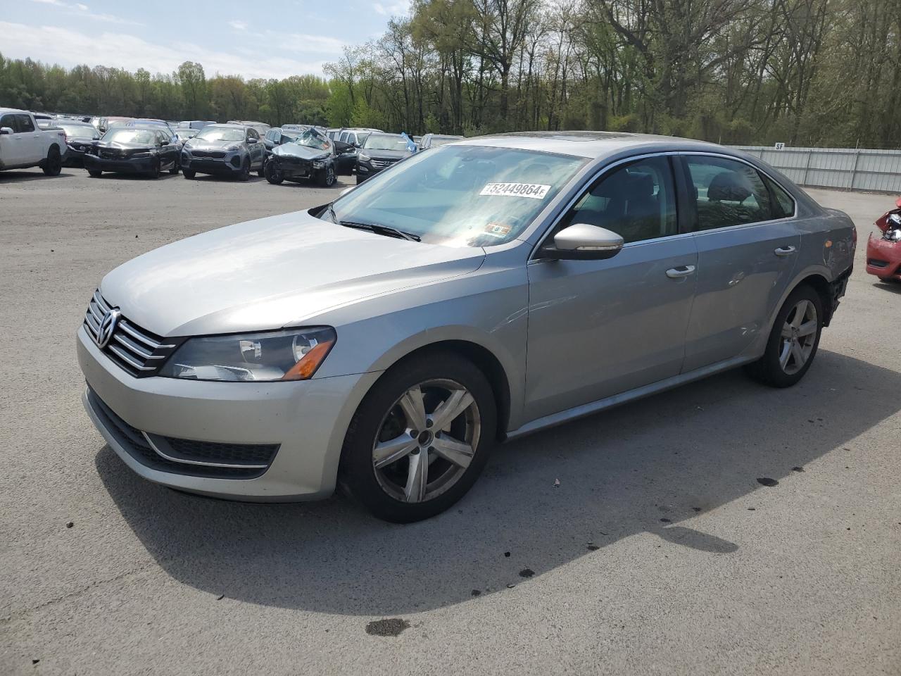 1VWBP7A39CC087046 2012 Volkswagen Passat Se