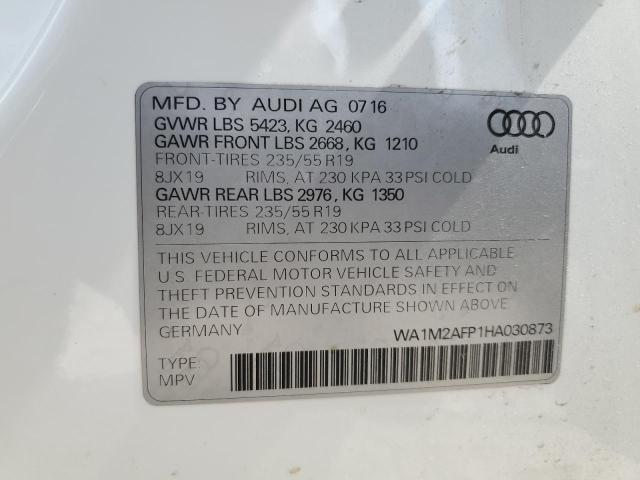 VIN WA1M2AFP1HA030873 2017 Audi Q5, Premium Plus no.13