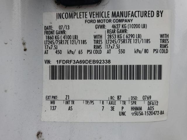 VIN 1FDRF3A69DEB92338 2013 Ford F-350, Super Duty no.13