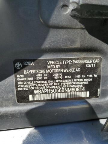 Lot #2486639932 2011 BMW 328 I SULE salvage car