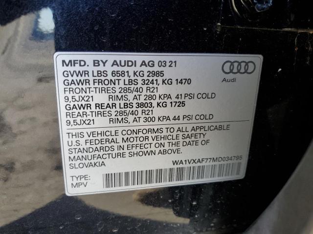 WA1VXAF77MD034795 Audi Q7 PRESTIG 12