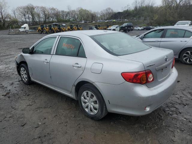 TOYOTA COROLLA BA 2009 silver sedan 4d gas 2T1BU40E29C035836 photo #3