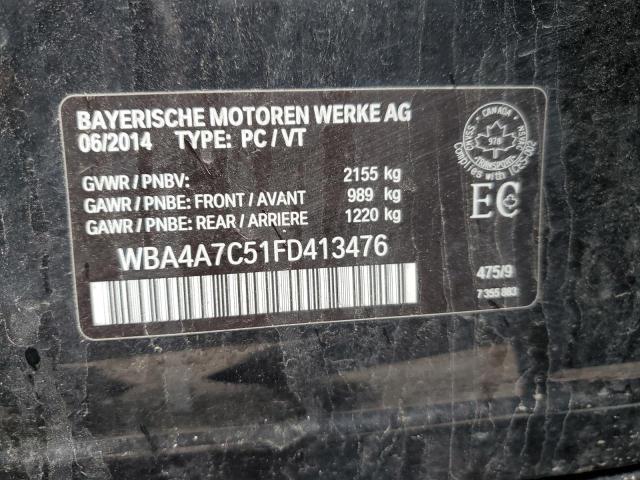 2015 BMW 428 XI GRA WBA4A7C51FD413476