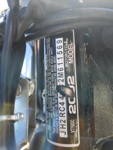 2002 HONDA VT750 DC JH2RC44042M611569