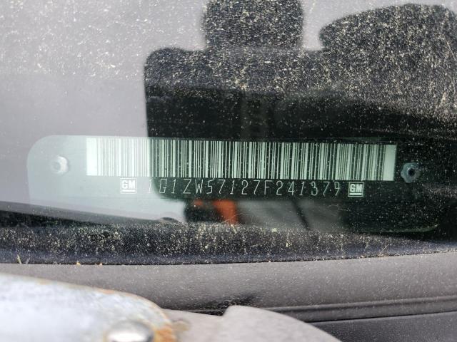 2007 Chevrolet Malibu Ss VIN: 1G1ZW57127F241379 Lot: 50028964