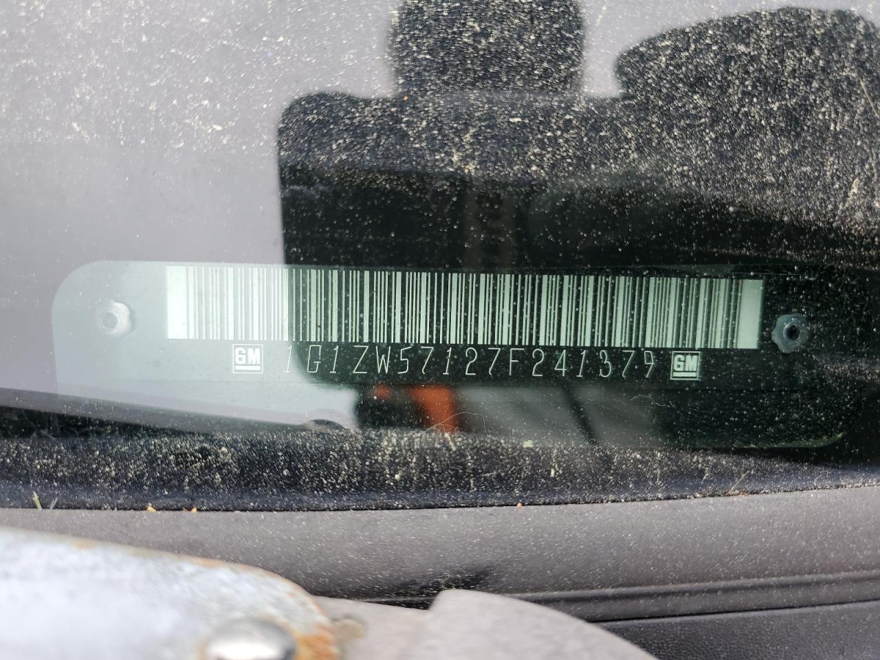 1G1ZW57127F241379 2007 Chevrolet Malibu Ss