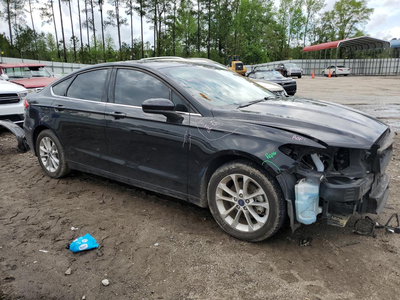 2019 Ford Fusion Se vin: 3FA6P0HD1KR267069