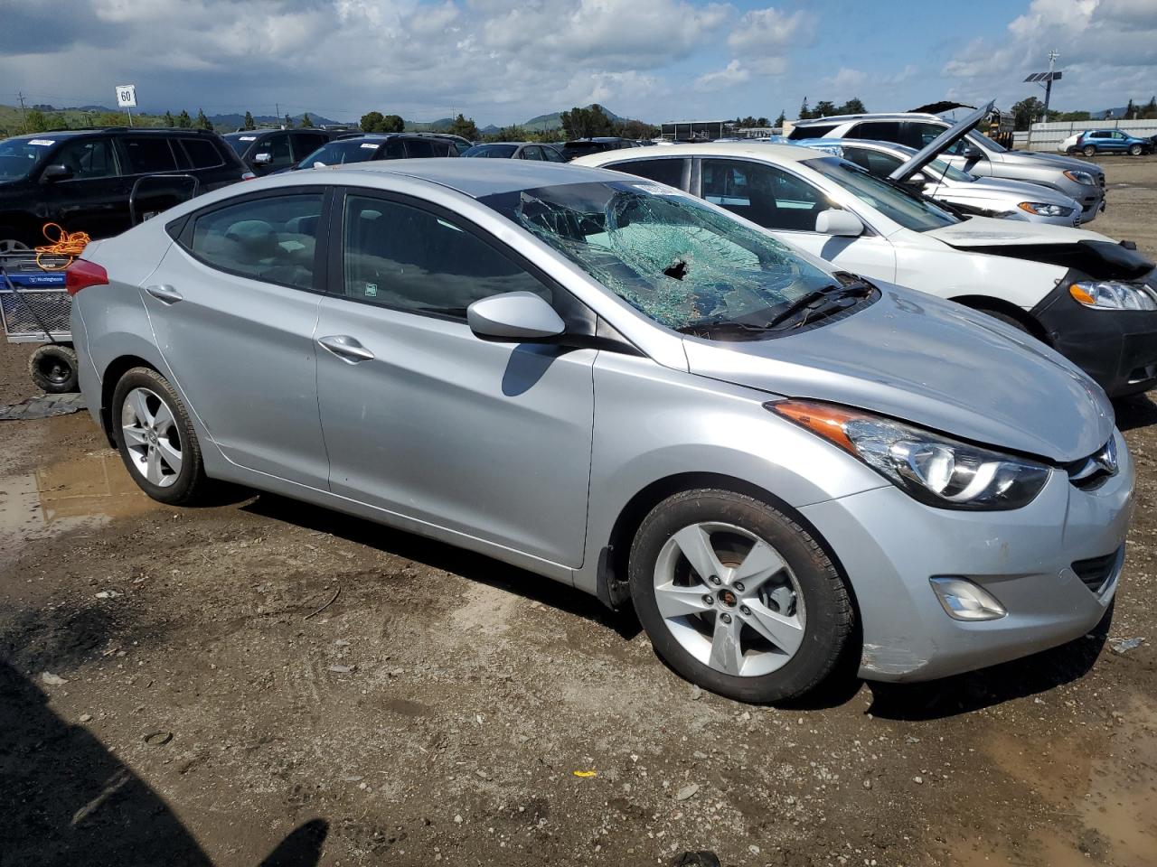 5NPDH4AE1DH322070 2013 Hyundai Elantra Gls