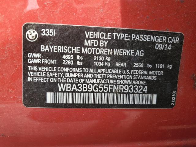 2015 BMW 335 XI - WBA3B9G55FNR93324