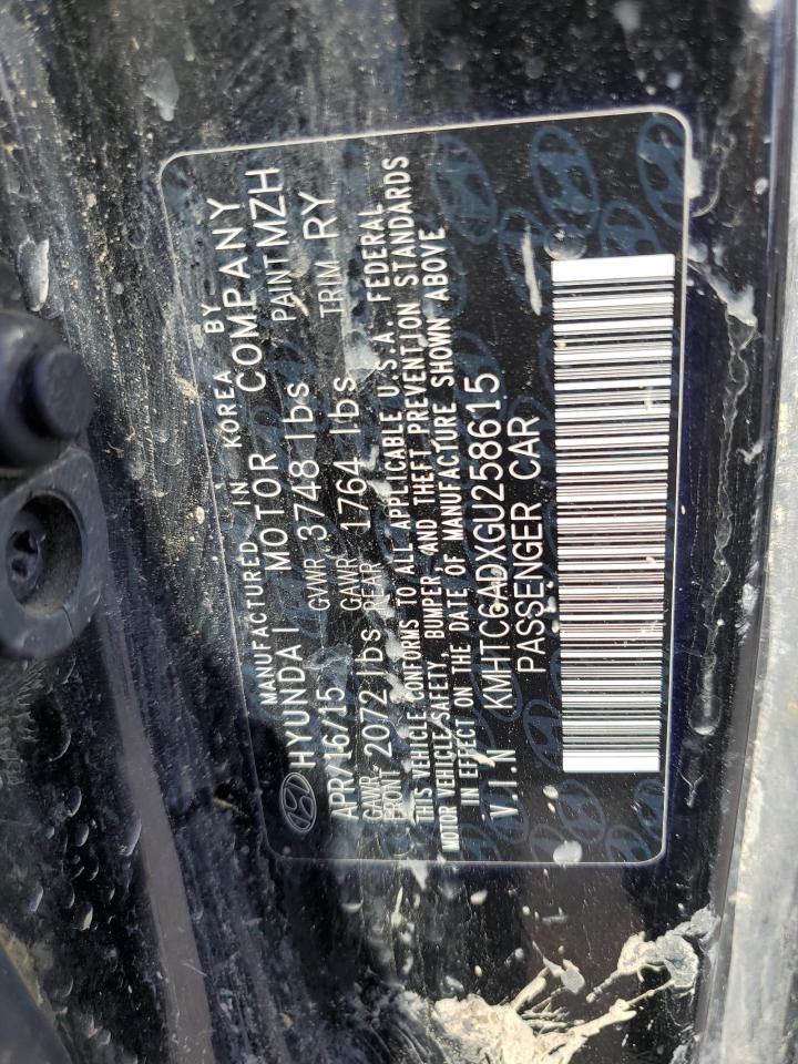 KMHTC6ADXGU258615 2016 Hyundai Veloster