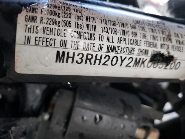 2021 YAMAHA MT-03 MH3RH20Y2MK005200