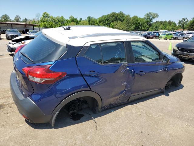 NISSAN KICKS S 2019 blue  gas 3N1CP5CU2KL482368 photo #4