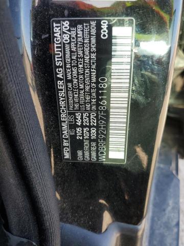 2007 Mercedes-Benz C 280 4Matic VIN: WDBRF92H97F861180 Lot: 51010234