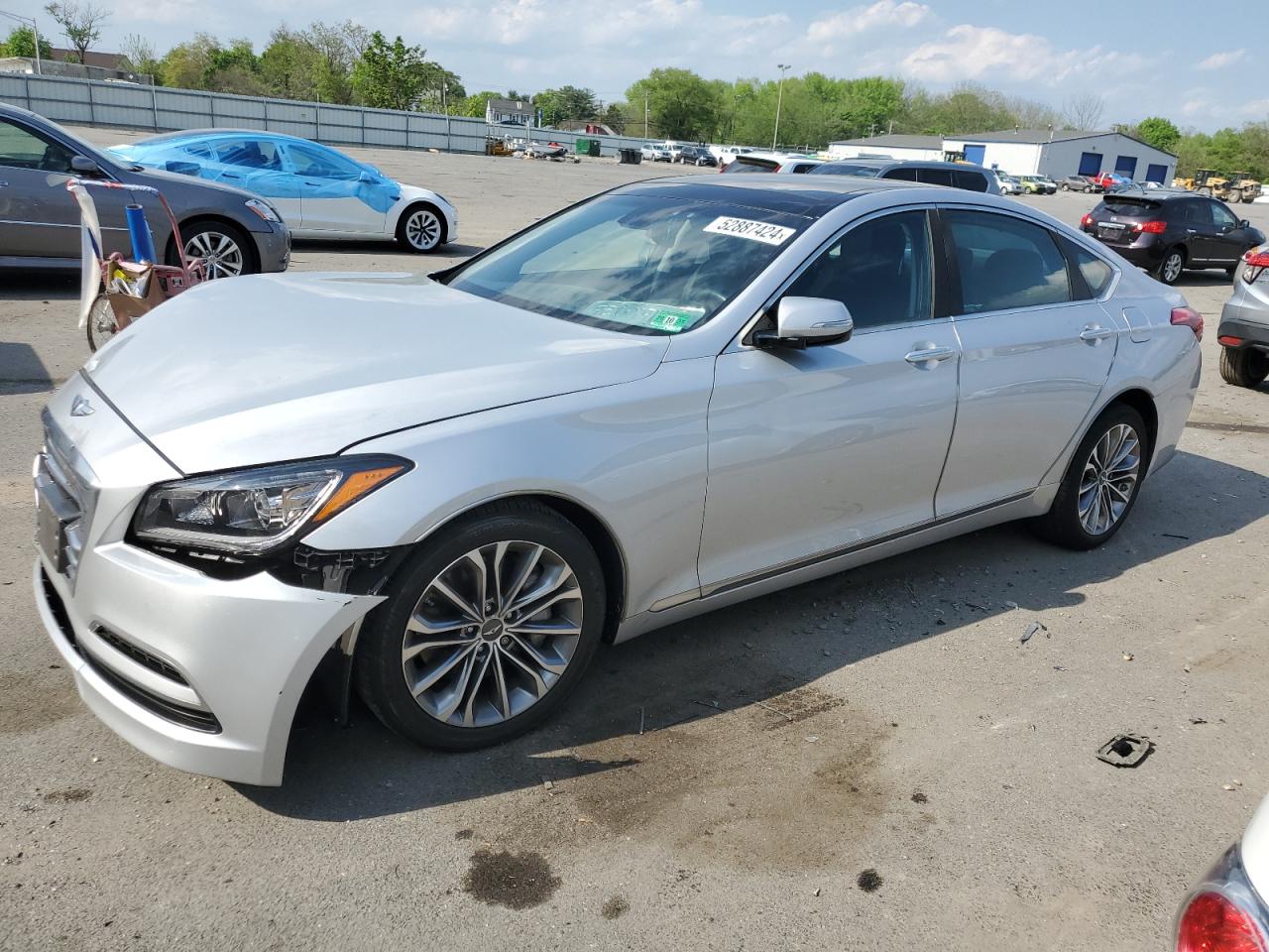 2015 Hyundai Genesis 3.8L vin: KMHGN4JE0FU044434