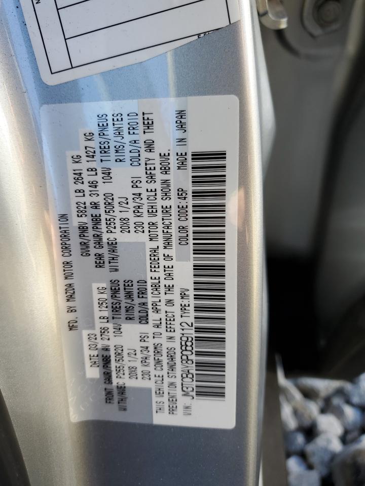 JM3TCBAY8P0659112 2023 Mazda Cx-9 Touring Plus