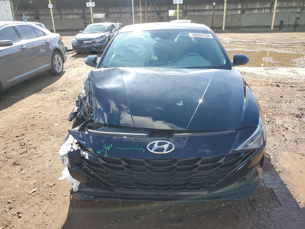 2022 Hyundai Elantra Blue vin: KMHLM4AJ1NU027753